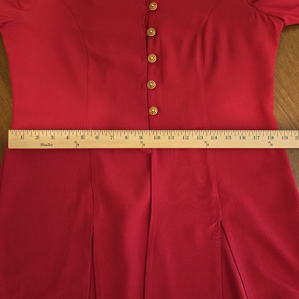 Lew Magram 3-Piece Red Woman's Suit, Jacket, Skirt, Slacks, Size 12 - Picture 16 of 16